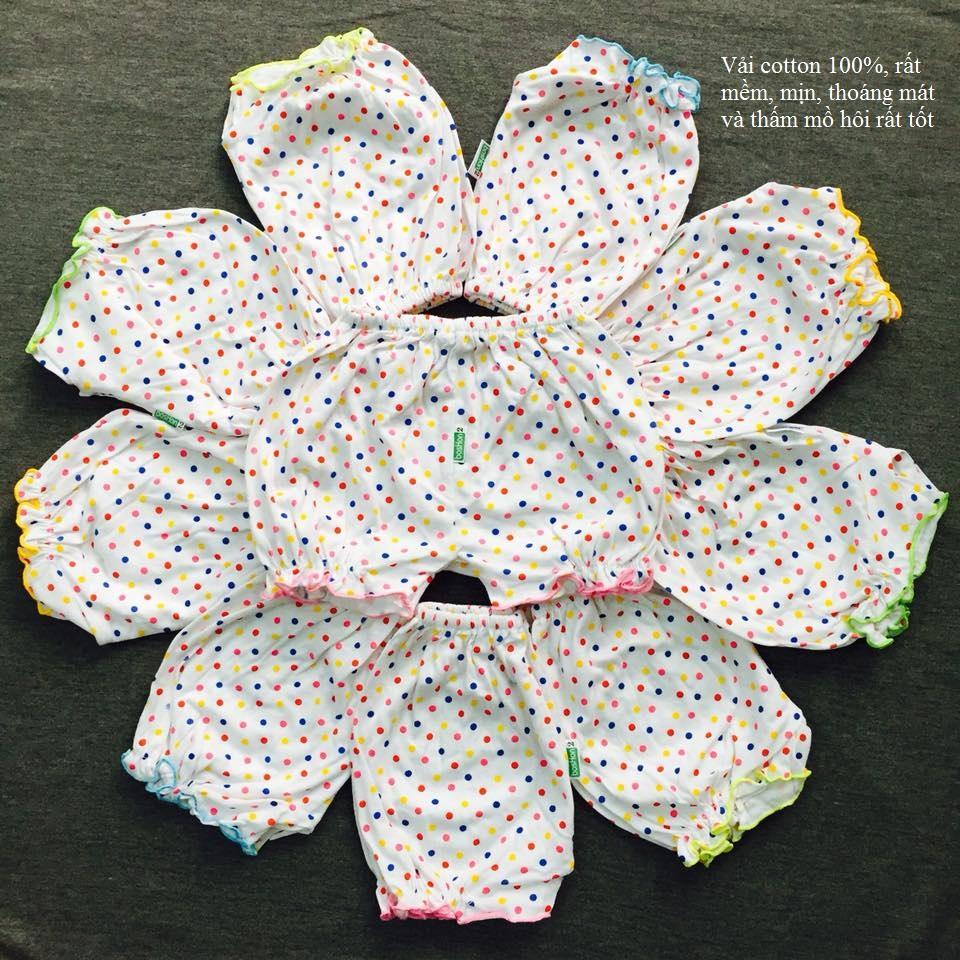 Combo 10 quần bi phòng bé gái 3-17kg