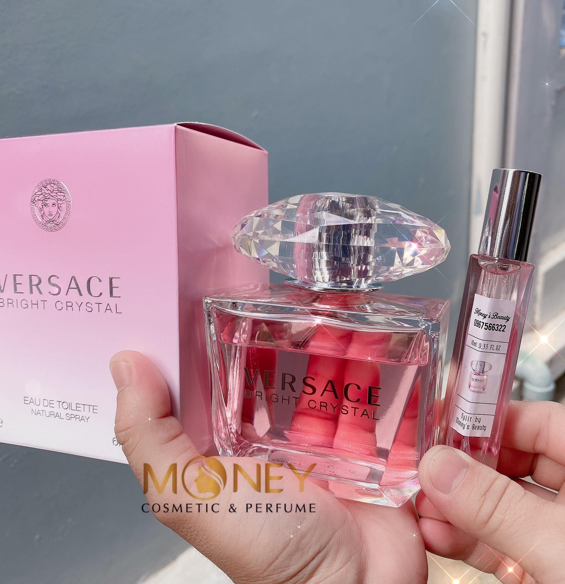 (MẪU THỬ) Nước Hoa Nữ VERSACE Versace Bright Crystal 10ml