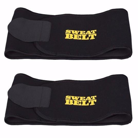 [HCM]Đai quấn nóng giảm mỡ Sweat Belt (Đen)