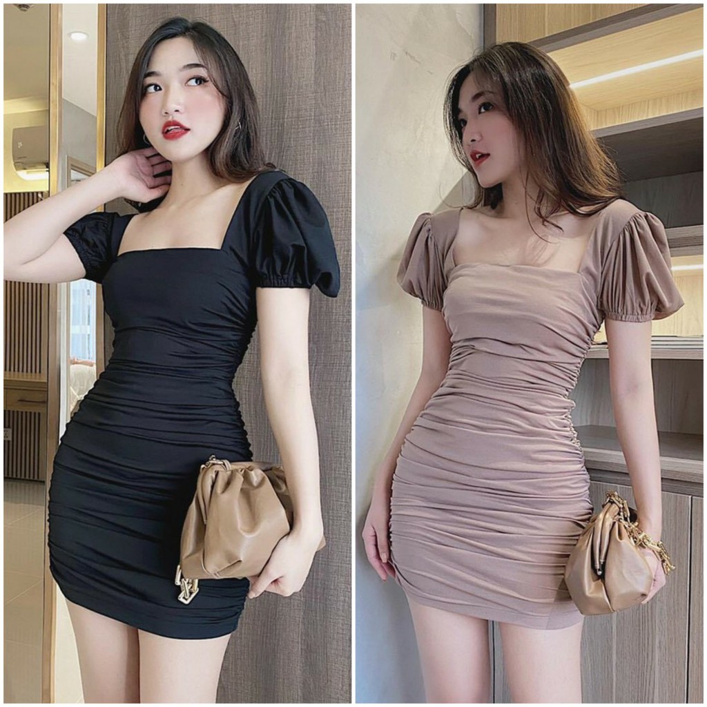 Váy Body Cổ Vuông Xẻ Tà giá rẻ Tháng 2,2024|BigGo Việt Nam