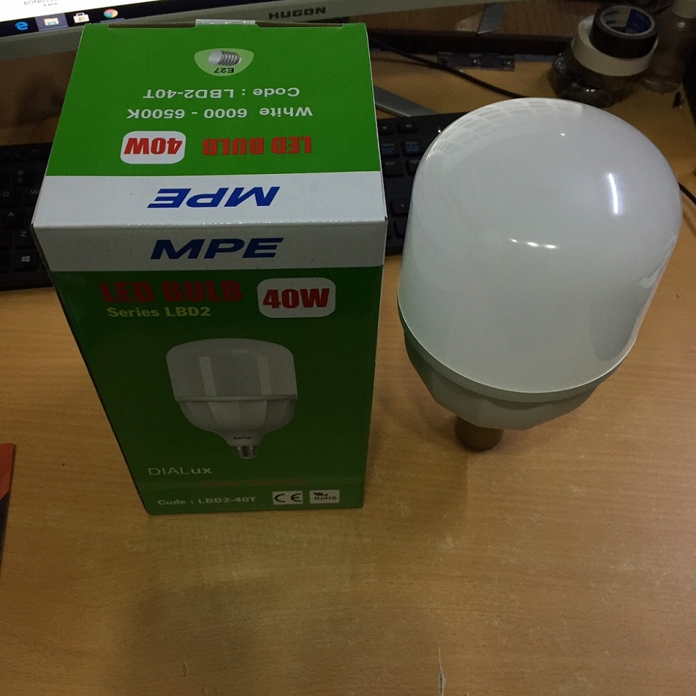 [HCM]BÓNG LED BUP 40W MPE , BÓNG ĐÈN LED MODEL LBD2-40W