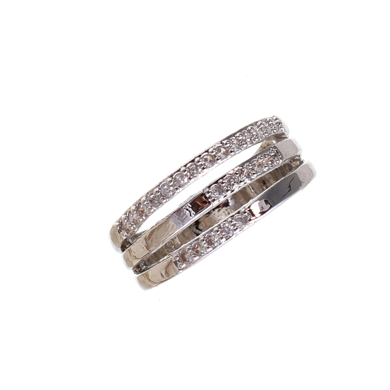 Nhẫn mạ Bạc cao cấp Mondays love MK400