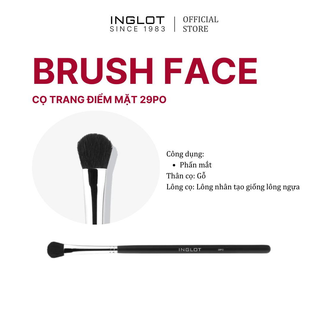 Cọ trang điểm mắt Makeup Brush 29Po Inglot