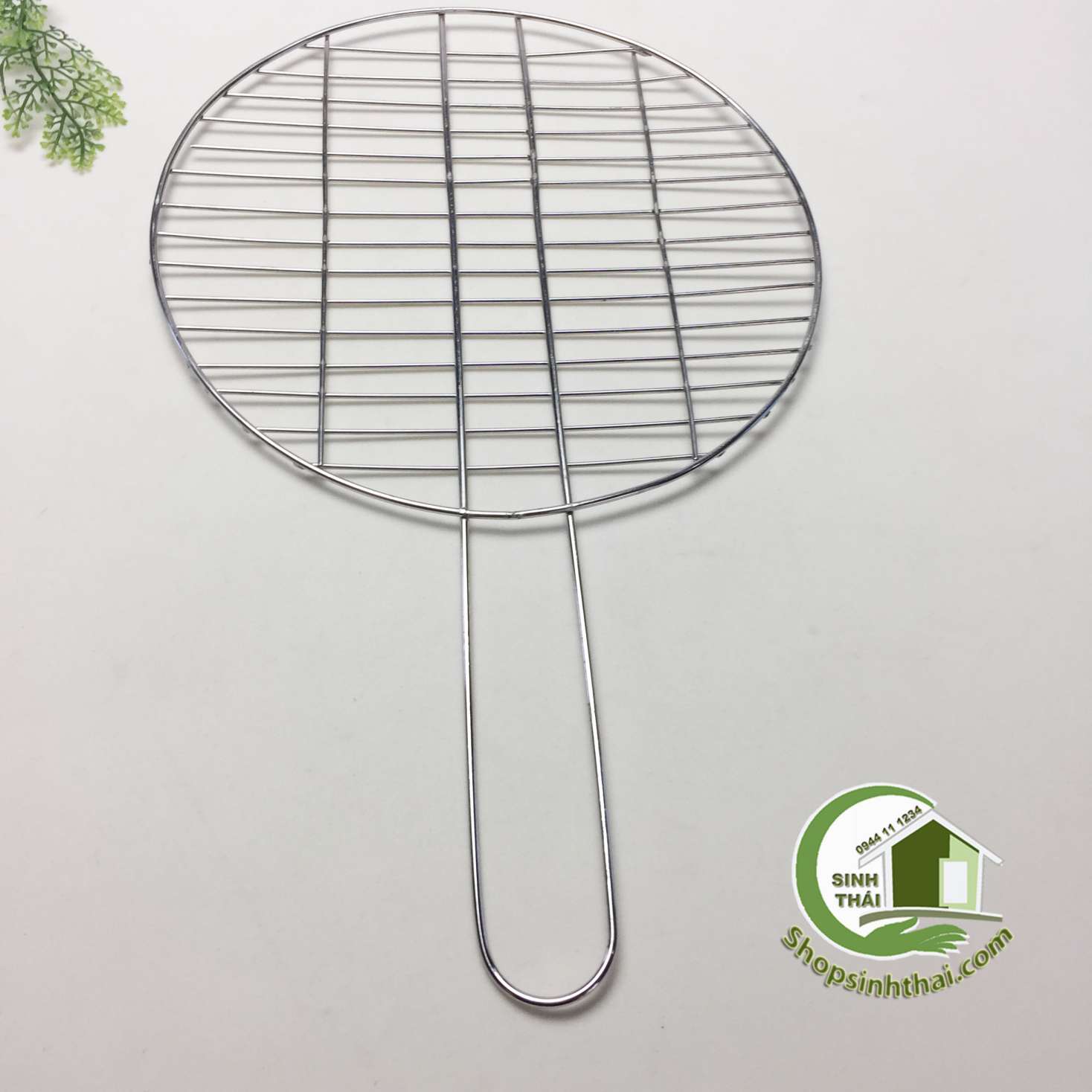 [HCM]Vỉ nướng inox tròn cao cấp 25cm