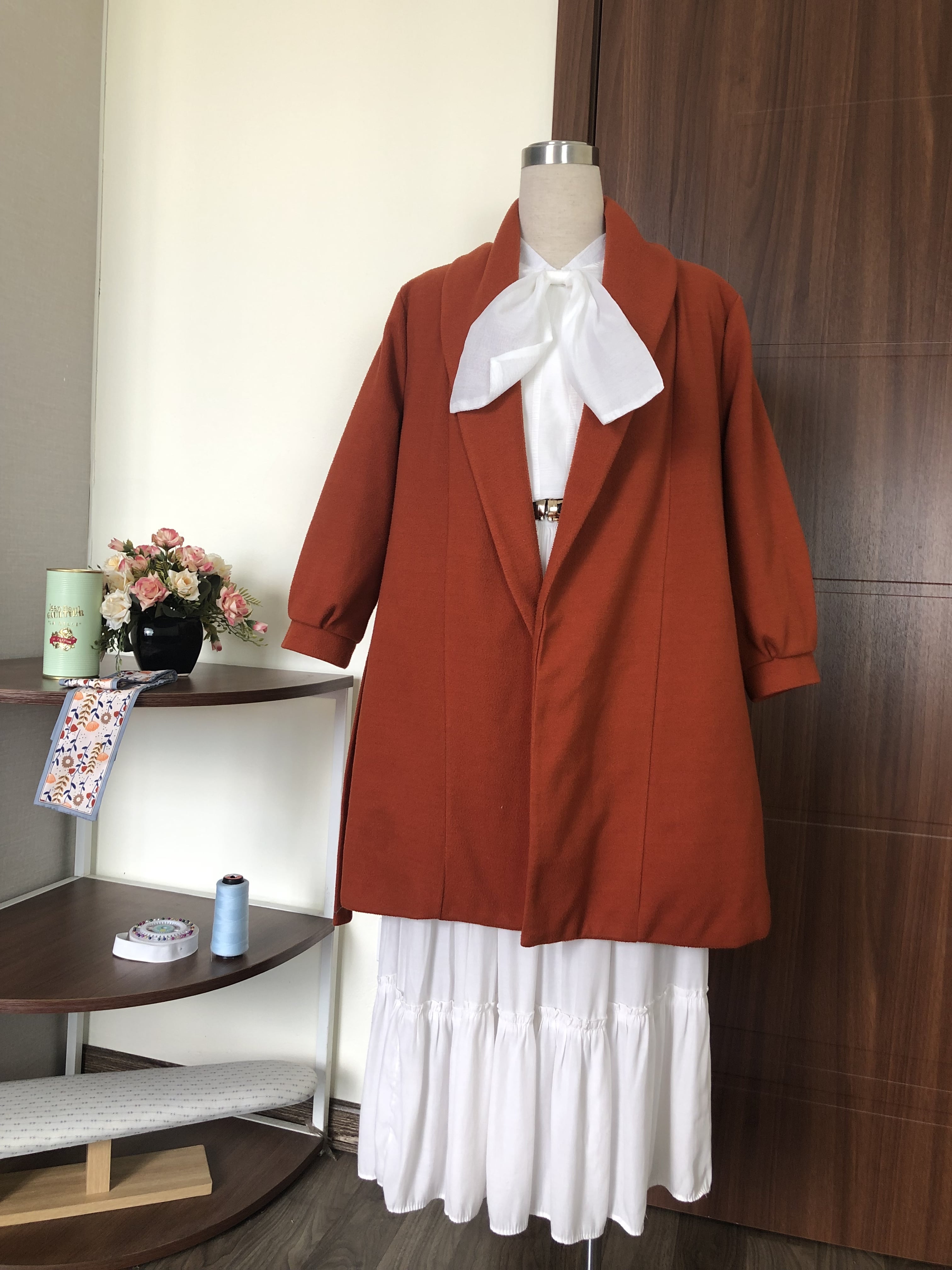 [2Hand] Áo dạ 2 lớp dáng dài cao cấp
