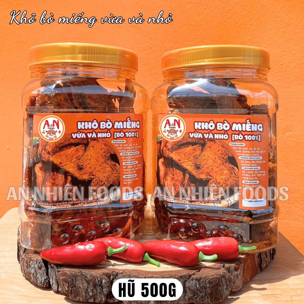 Khô bò miếng vừa và nhỏ (có video)