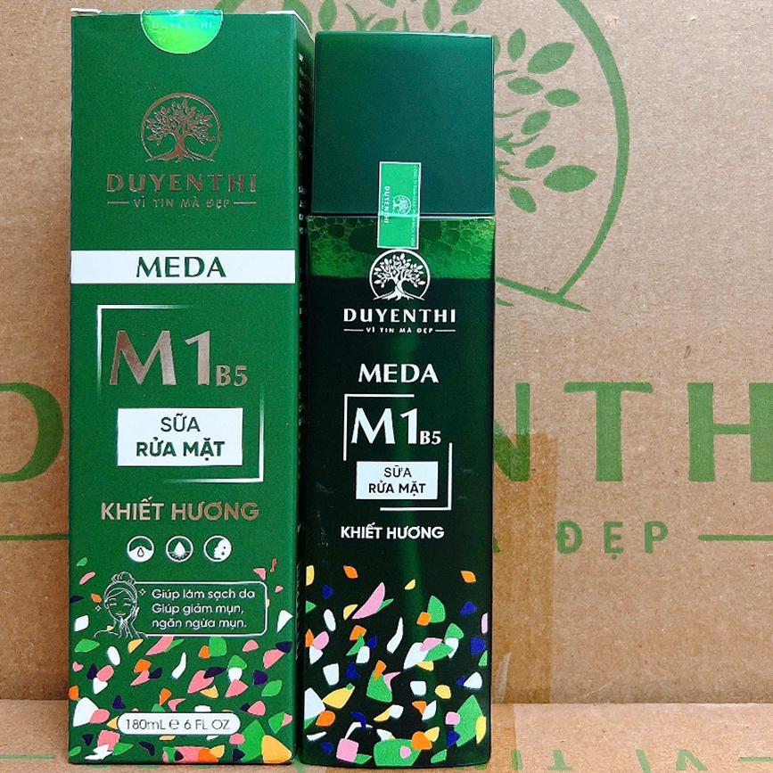 Sữa Rửa Mặt Meda M1B5 Khiết Hương Duyên Thị 150ML - Mẫu Mới Cải Tiến Của SRM M1 Và B5