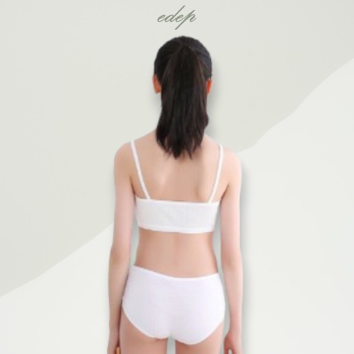 Áo lá bra học sinh cotton tăm 6059