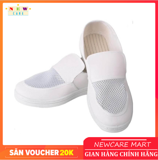 Giầy phòng sạch mặt lưới không nhám chống tĩnh điện