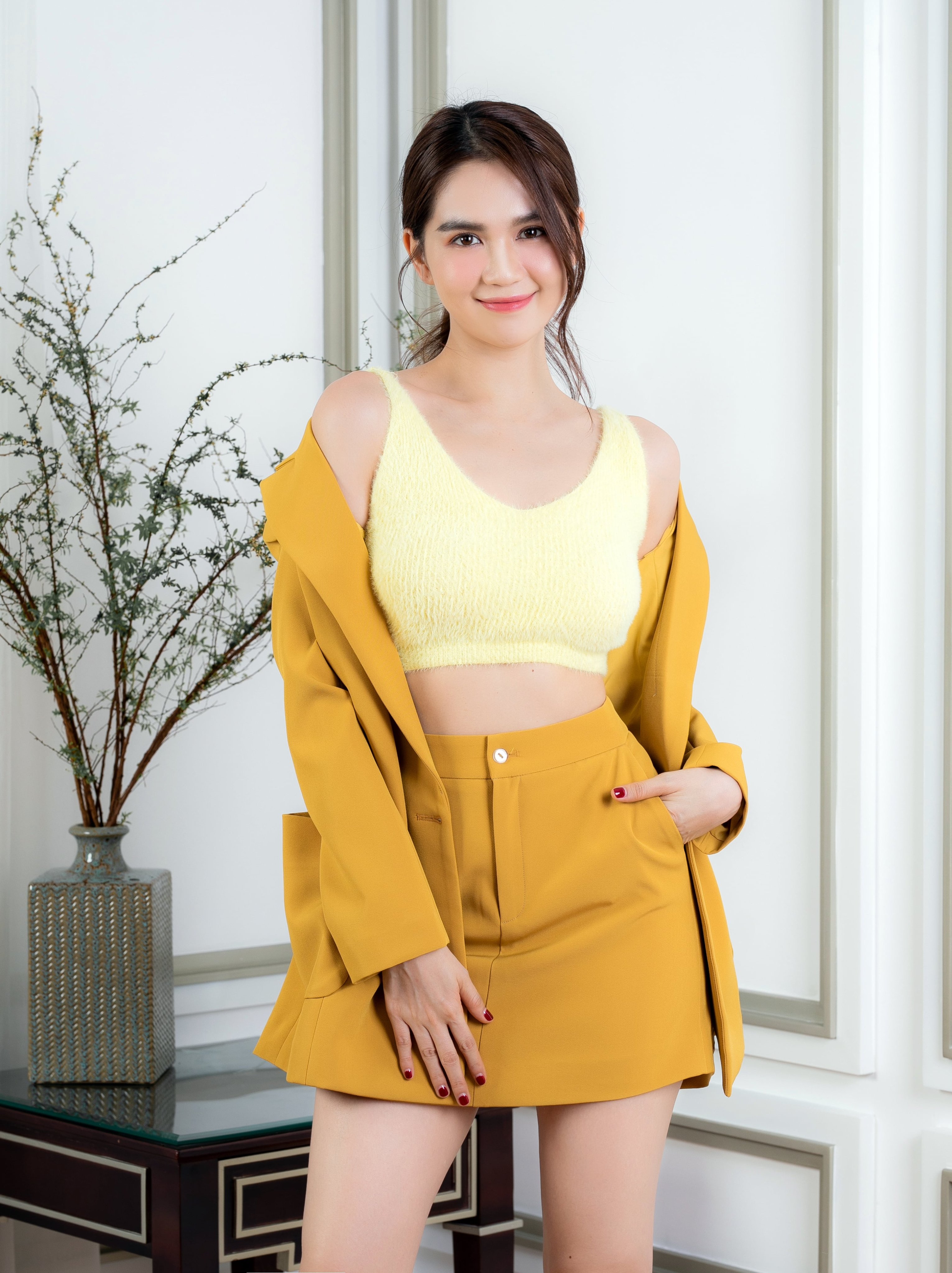 Áo Sát Nách Len Lông Trơn VENUS SECRET