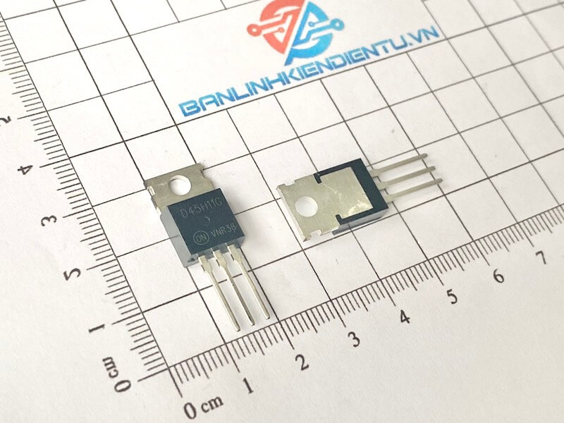 [Combo 2 chiếc] D45H11G, D45H11 Transistor PNP 80V-10A TO-220