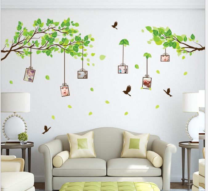 [HCM]DECAL DÁN TƯỜNG GIÀN CÂY XANH