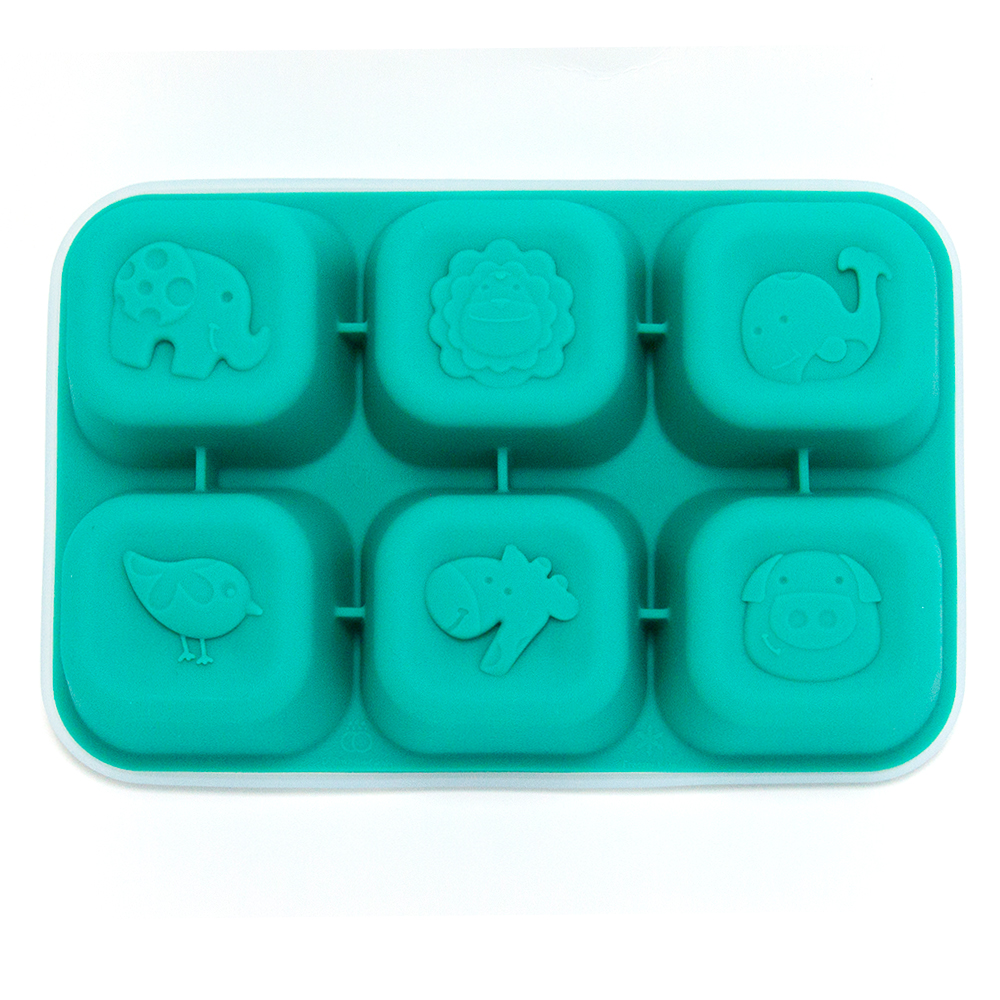 Khay Silicon Trữ Đông Đồ Ăn Dặm Cho Bé Marcus & Marcus - Ollie (60ml x 6 Ngăn)