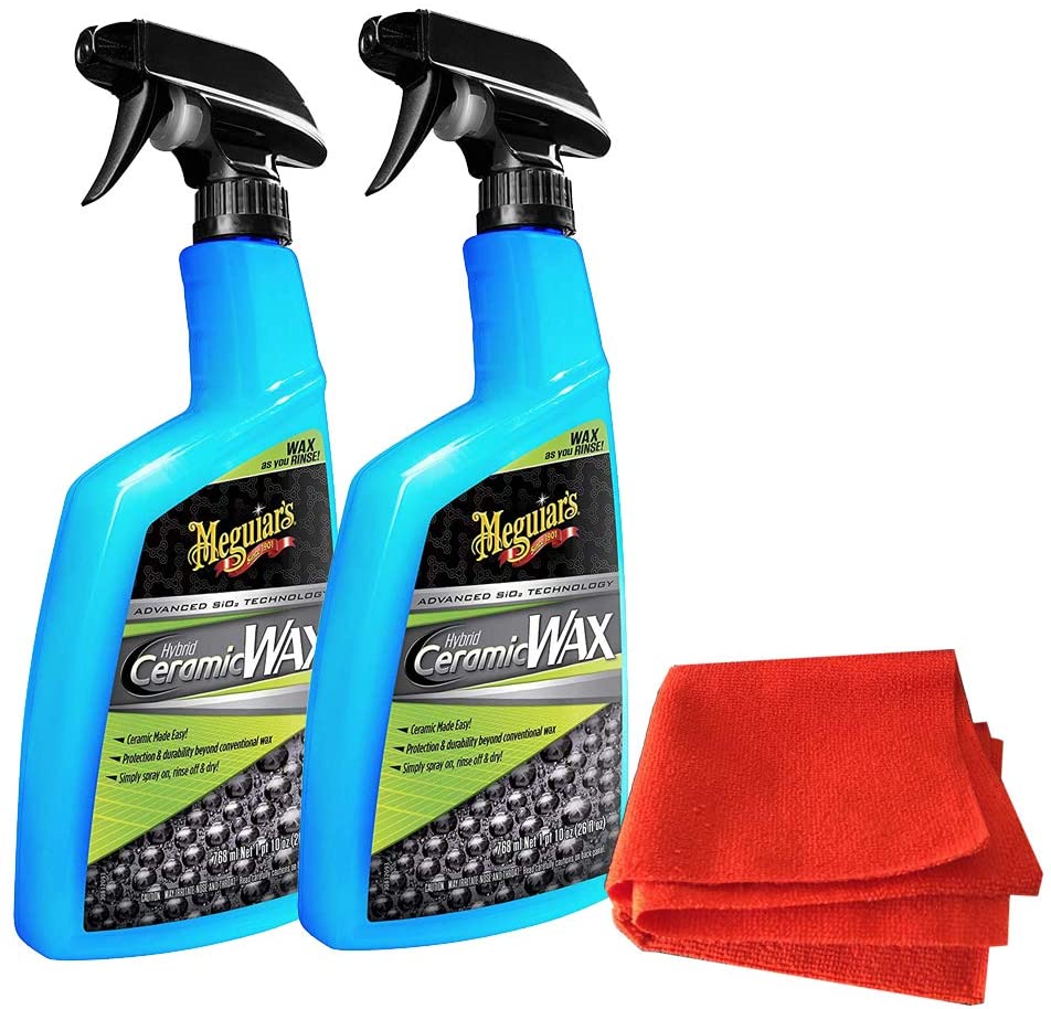 (Tặng mút dưỡng cao cấp) Meguiar's Ceramic Wax - WAX BÓNG SƠN XE G190526 768ml