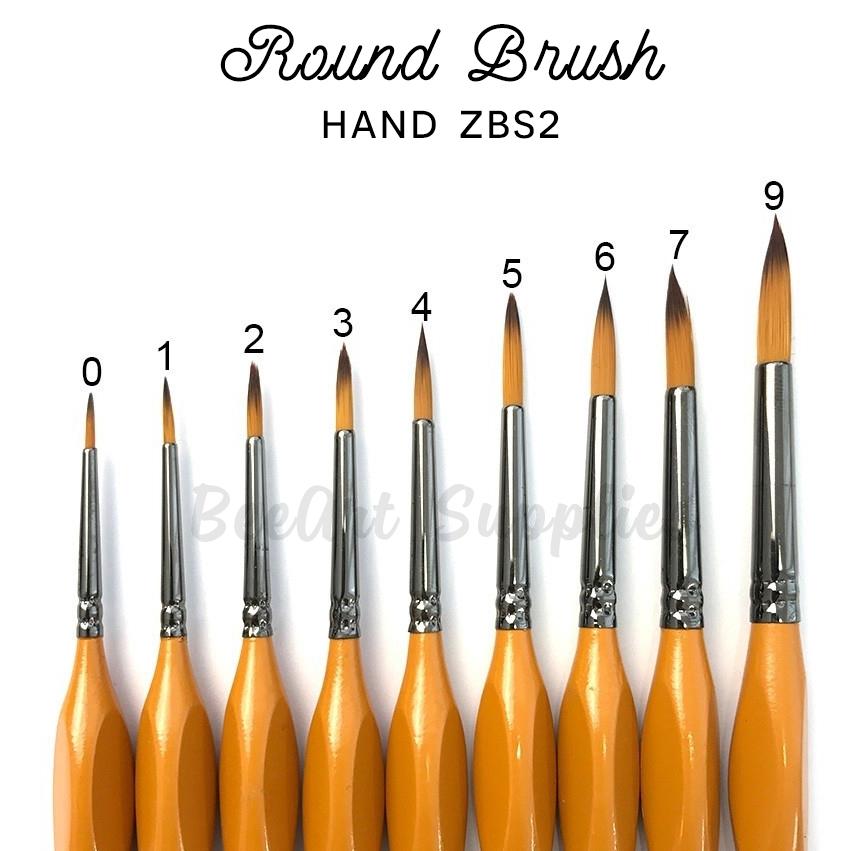 CỌ VẼ HAND ZBS2 ĐẦU TRÒN