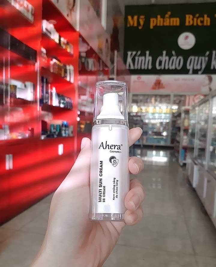 Multi sun cream-bb cream- kem chống nắng đa chức năng ahera cosmetic