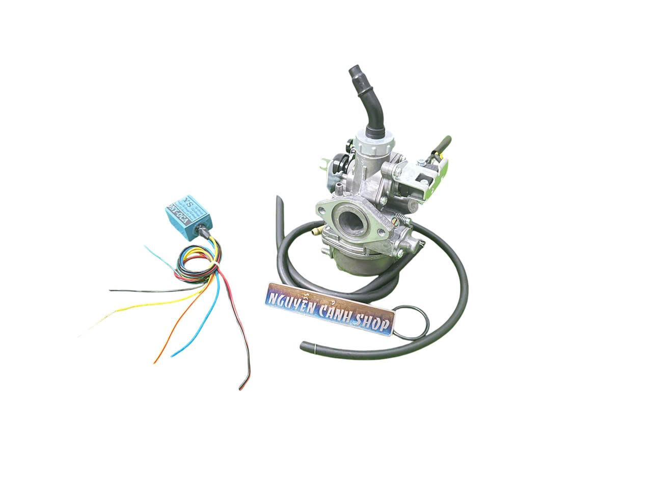 Bình xăng con Wave 125 E điện 2 món
