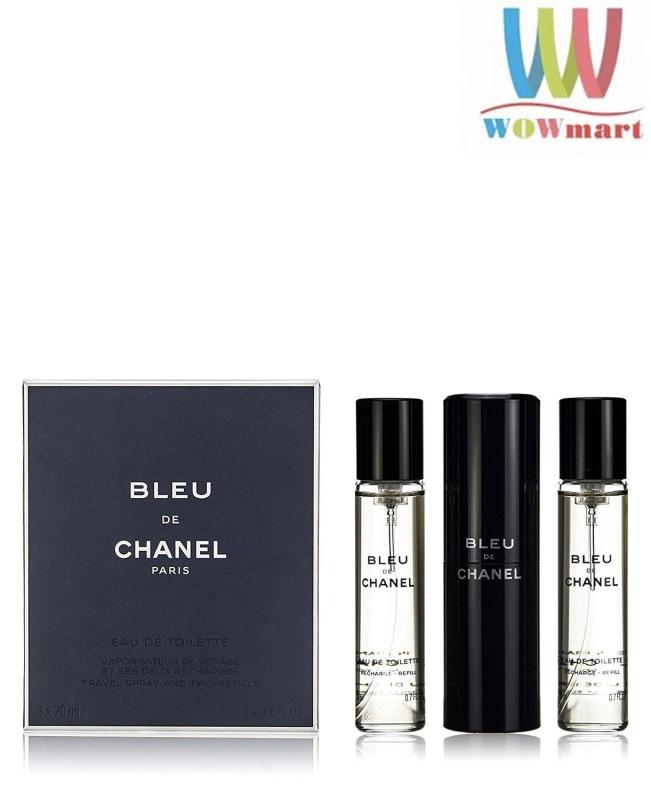 Nước hoa Chanel Bleu EDT Set 3x 20ml - PHÁP