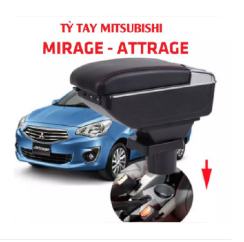Hộp tỳ tay xe ô tô Mitsubishi Attrage Mirage