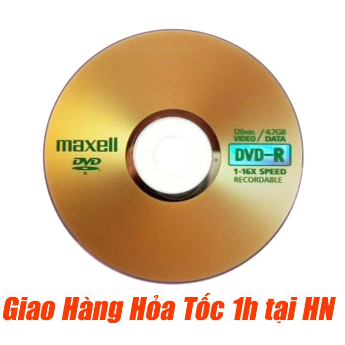Combo 10 Chiếc Đĩa DVD Trắng Maxel 4.7GB (Tặng Kèm 10c Vỏ Đựng Đĩa)
