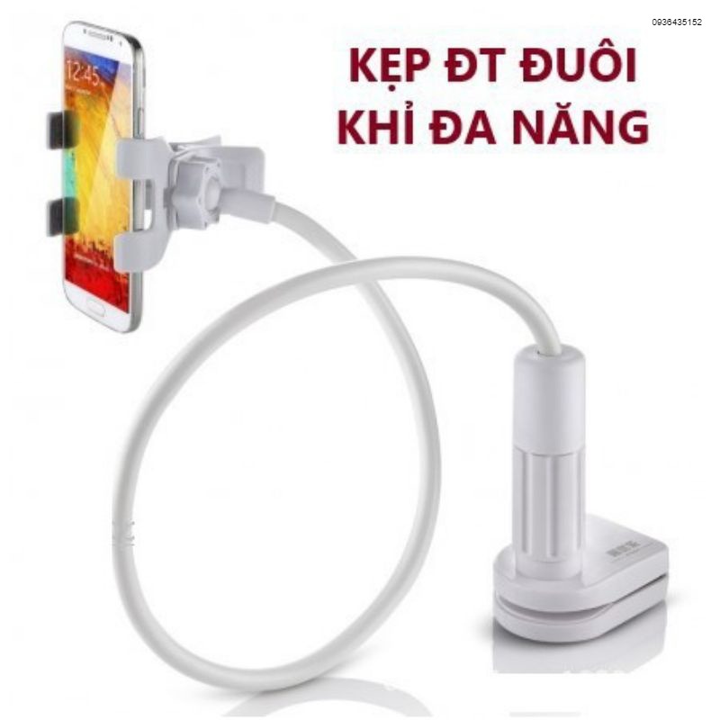Kẹp điện thoại đuôi khỉ đa năng mẫu mới. dụng cụ kẹp điện thoại chống rớt chống trượt