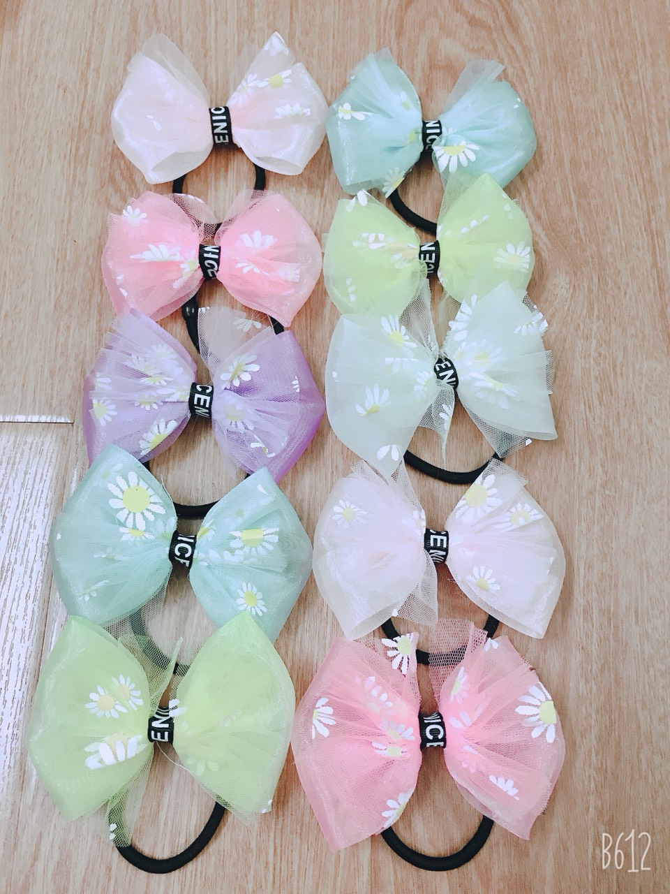 Sỉ 10 dây cột tóc voan (Nhiều mẫu) - phukienteen