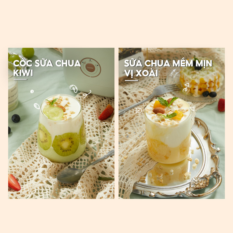 Máy làm sữa chua tự động 1l bear sb-sc12c bảo hành 18 tháng