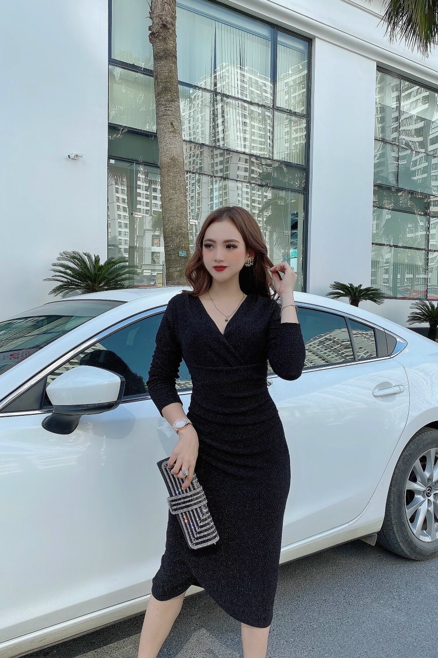 Đầm Body nhũ dự tiệc