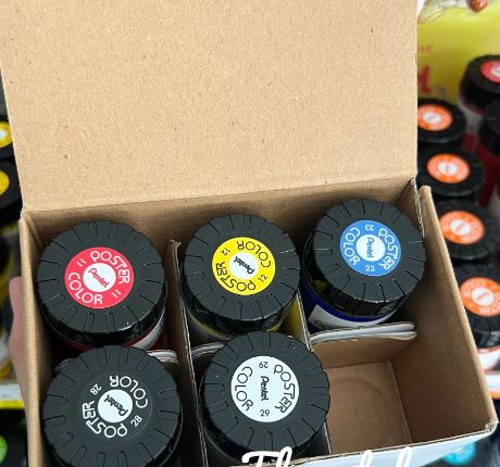 [THEARTSHOP] Bộ màu bột PENTEL Poster Color 30ml - Set 12 màu
