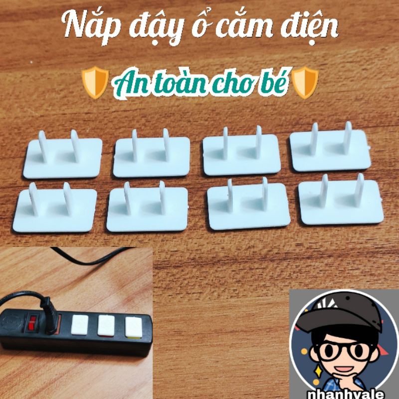 Nắp đậy, nút bịt ổ cắm điện an toàn cho bé