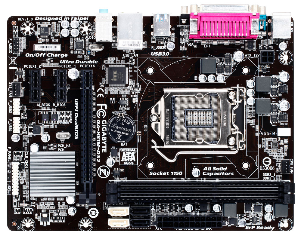 MAIN Gigabyte H61, H81, H110