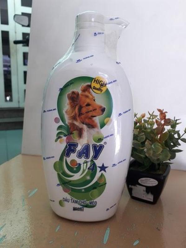 Sữa Tắm Fay 4 Sao Dành Cho Chó Mèo loại 800ml