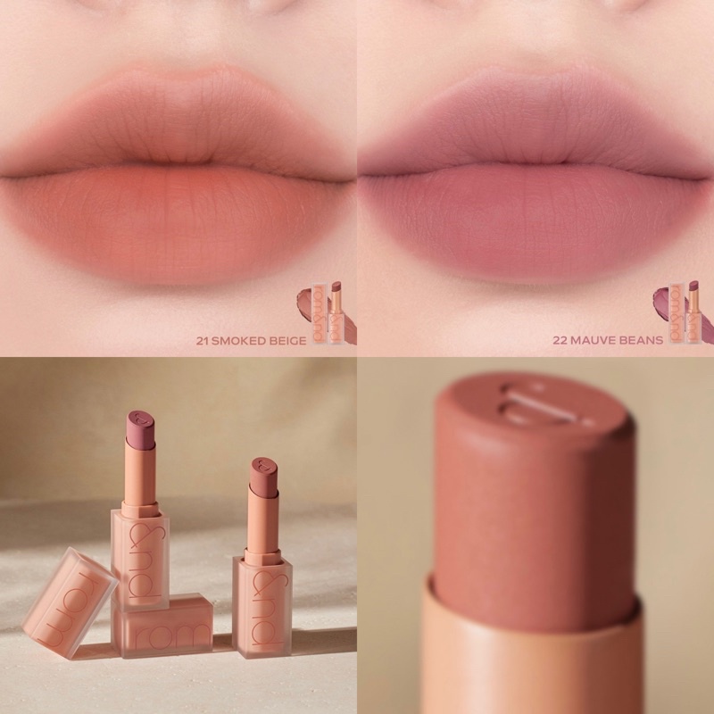 Son thỏi lì romand zero matte lipstick