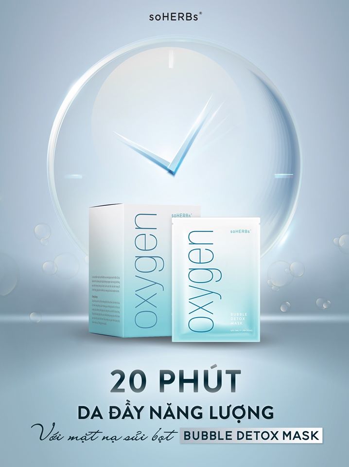 [HCM]Mặt Nạ Sủi Bọt Mask Oxygen Bubble Detox