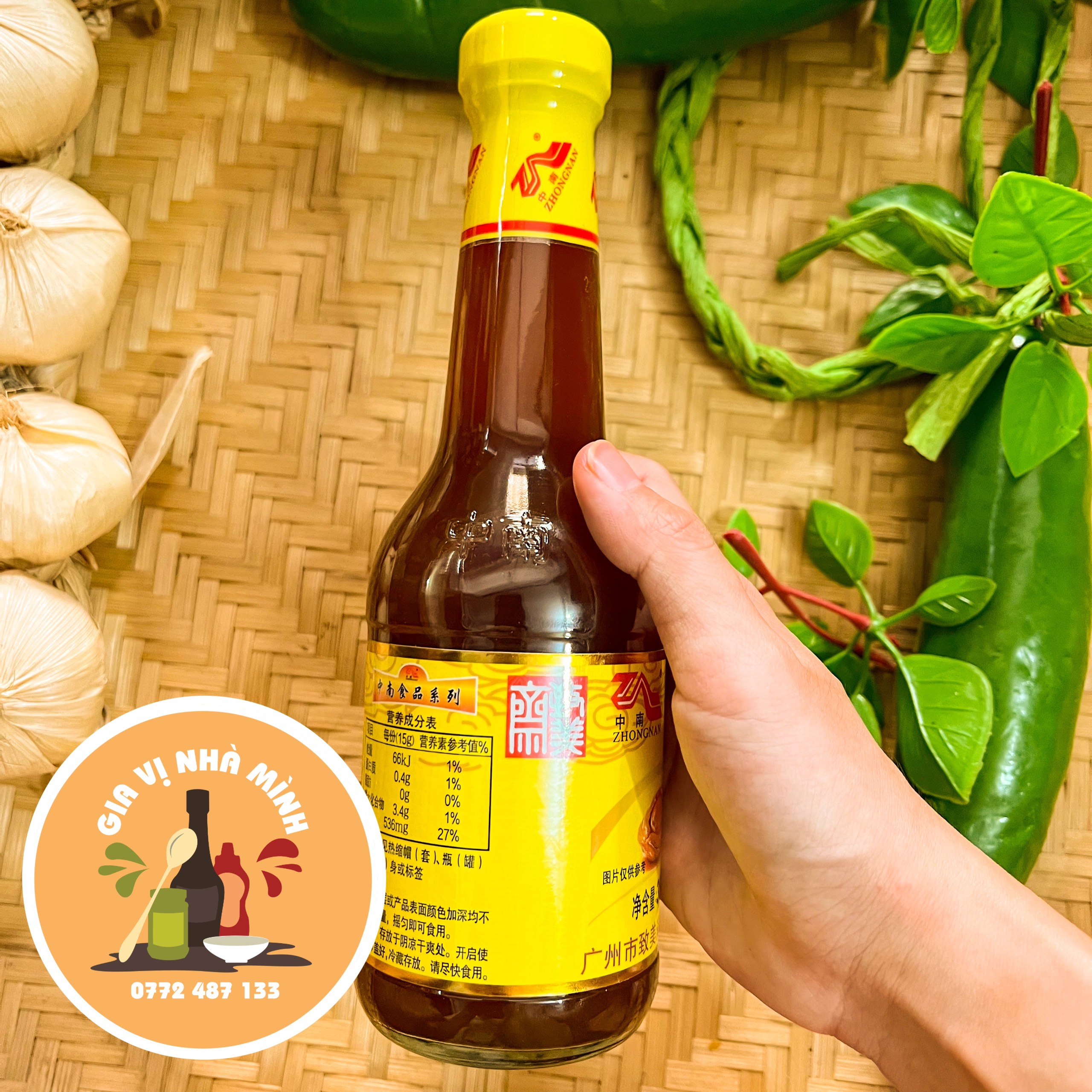 SỐT BÀO NGƯ ZHONGNAN - CHAI 380ML