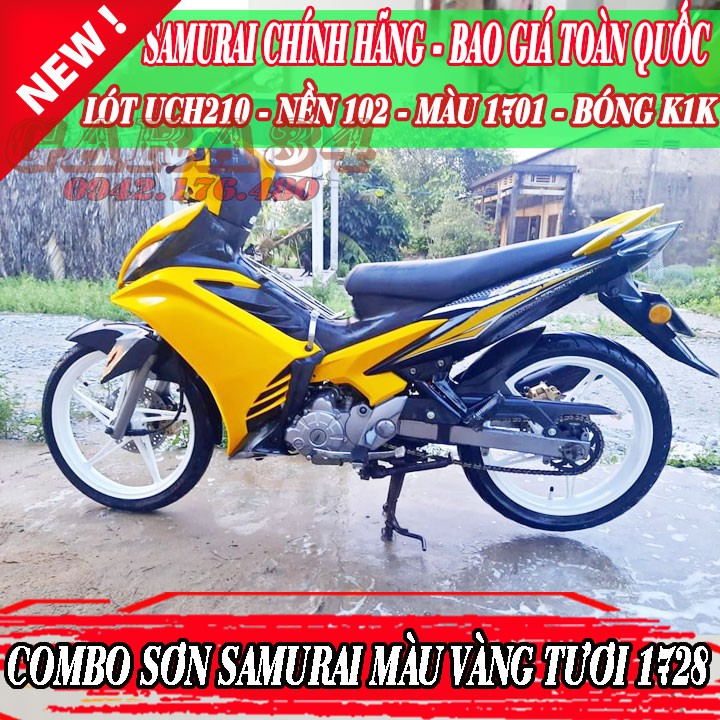 [HCM]COMBO SƠN SAMURAI MÀU VÀNG TƯƠI 1728