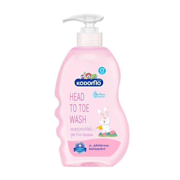 Dầu Tắm Gội Kodomo Pink Hanabaki - 400ml