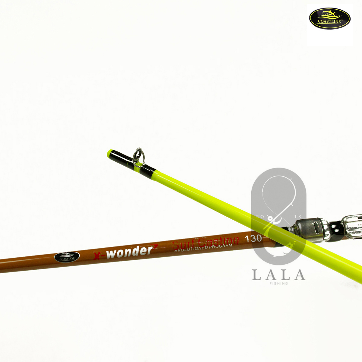 Combo Cần tôm CoastLine X-Wonder Surf Casting 1m3 (đọt đặc) và máy tôm siêu rẻ