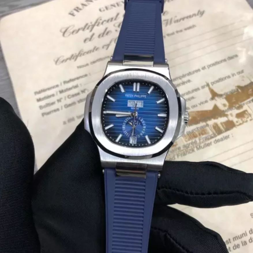 {LAZADA ĐỒNG HỒ HÀNG HIỆU } ĐỒNG HỒ NAM Philippe268 AUTOMATIC NAUTILUS + Thẻ Bảo Hành