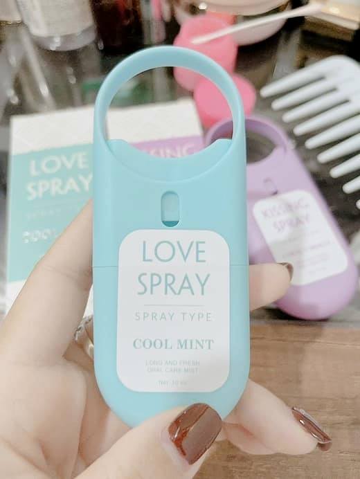 Xịt Thơm Miệng Love Gray Hương Bạc Hà