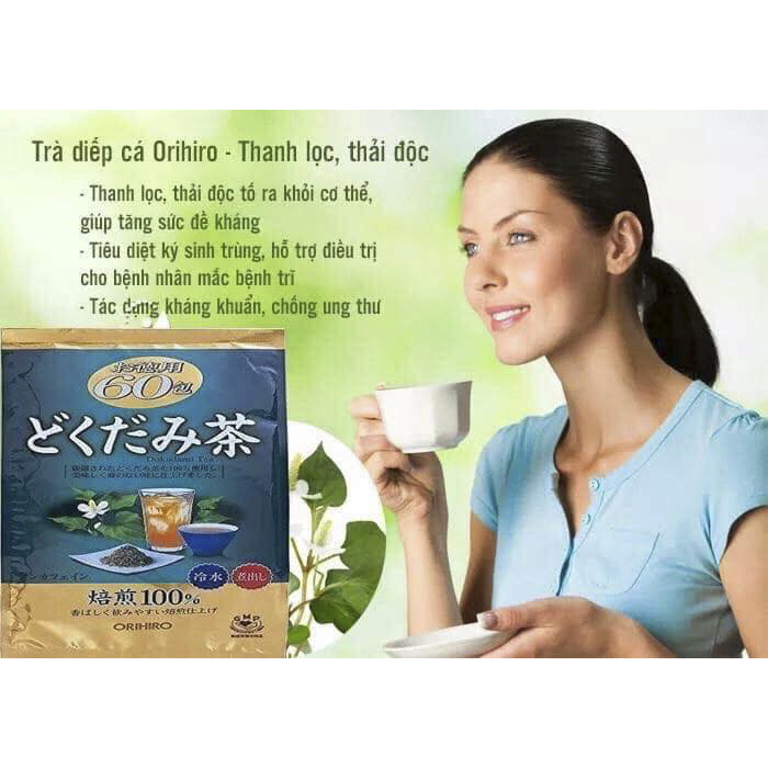 Trà diếp cá Nhật Bản OHIRIO thải độc gan