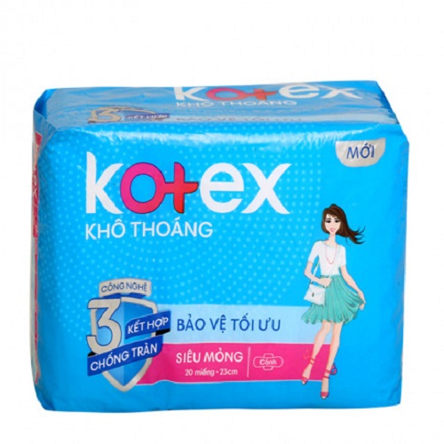 Băng vệ sinh Kotex siêu mỏng cánh 8 miếng