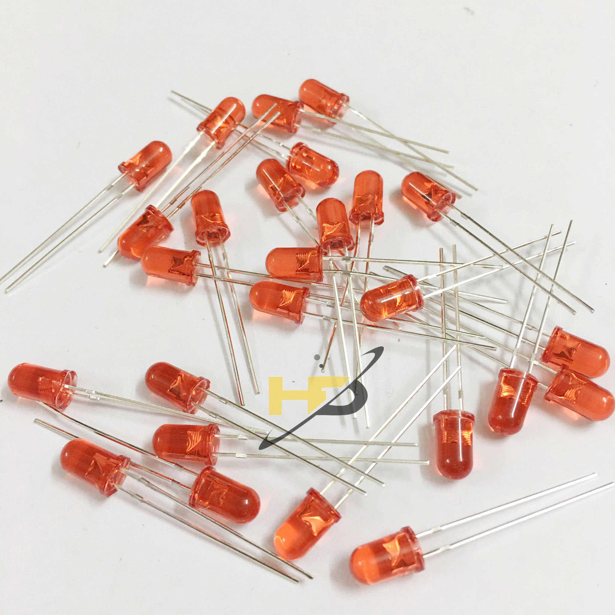 Linh Kiện Điện Tử, Combo 50 Con Led Ánh Sáng Đỏ 5mm