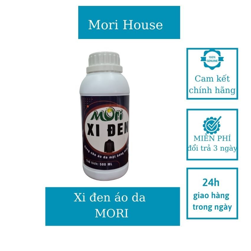 Xi đen áo da MORI, dung tích 500ml