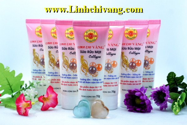 [HCM]SỮA RỬA MẶT NHÂN SÂM – NGỌC TRAI LINH CHI VÀNG 70G