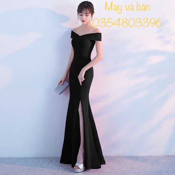 Đầm trễ vai