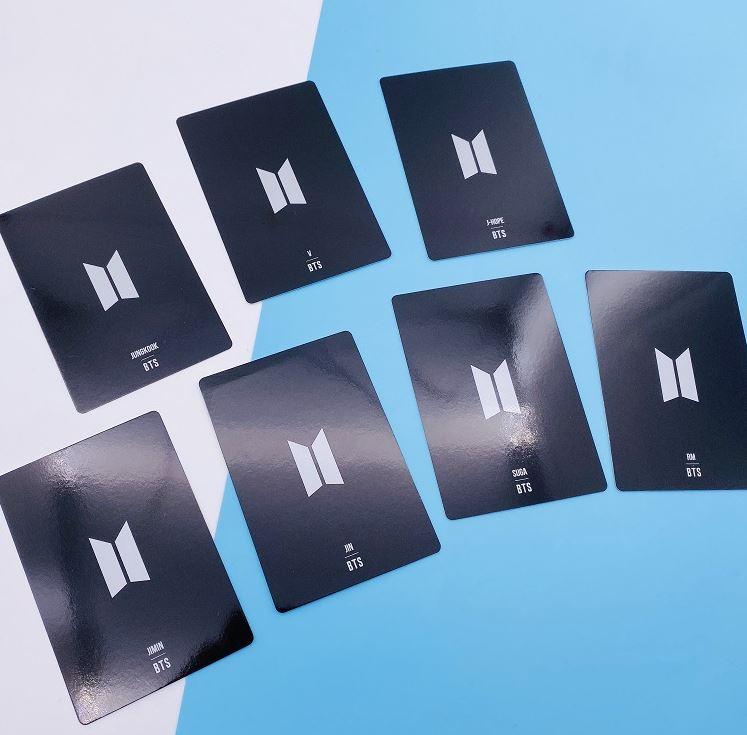 Nhẫn đôi Logo BTS tặng kèm 7 ảnh thẻ
