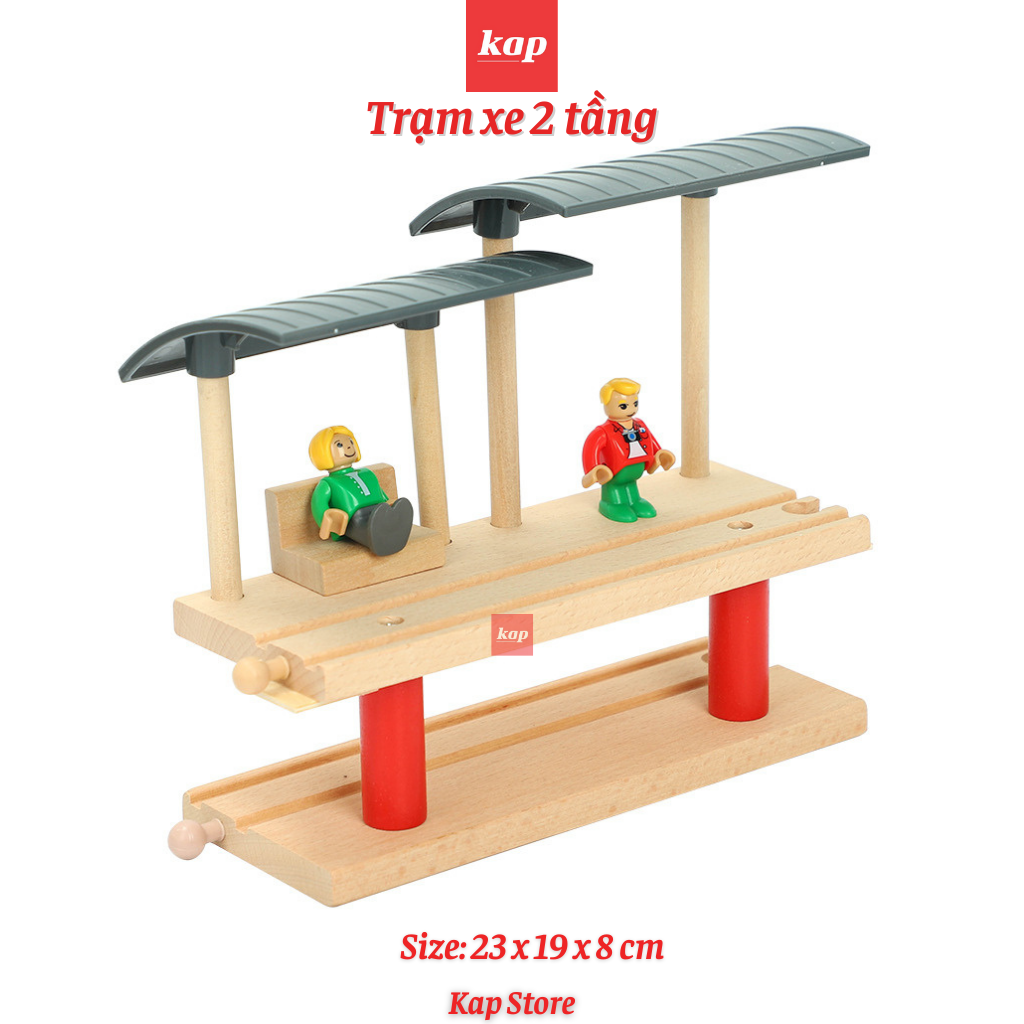 [HCM]Cầu vượt 2 tầng - Chi tiết mở rộng đường ray xe lửa gỗ