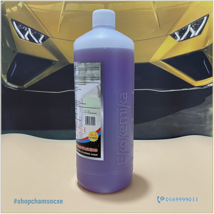 Nước rửa xe không chạm BIO30 Ekokemika chai 1L (ô tô con, xe máy)