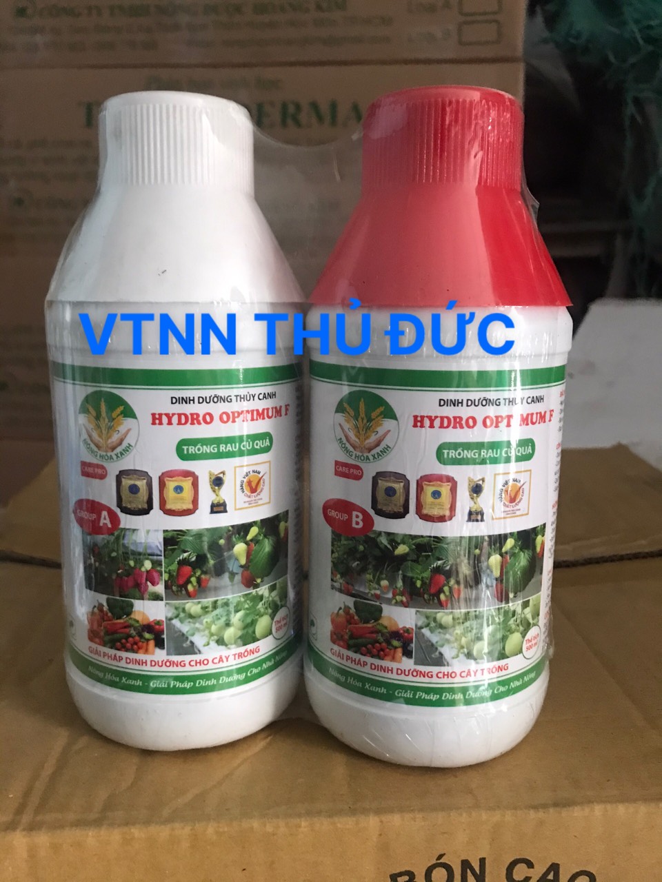Dinh dưỡng trồng thuỷ canh Hydro OPTIMUM F 500ml rau củ quả